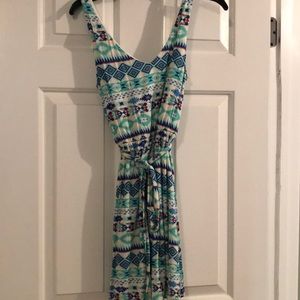 Women’s soft dress with belt
